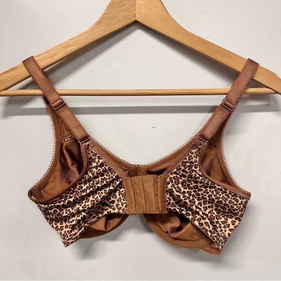 Wacoal Bra 34DD Animal‎ Print Basic Beauty Full Figure Seamless Underwire - Picture 2 of 9